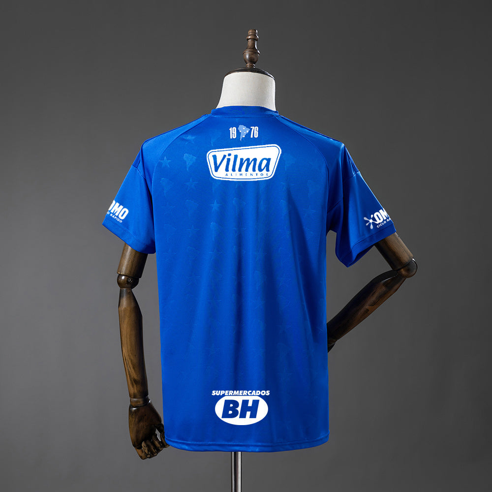 Camisola Cruzeiro EC 2026-27 Principal Versão Adepto Todos Patrocinadores