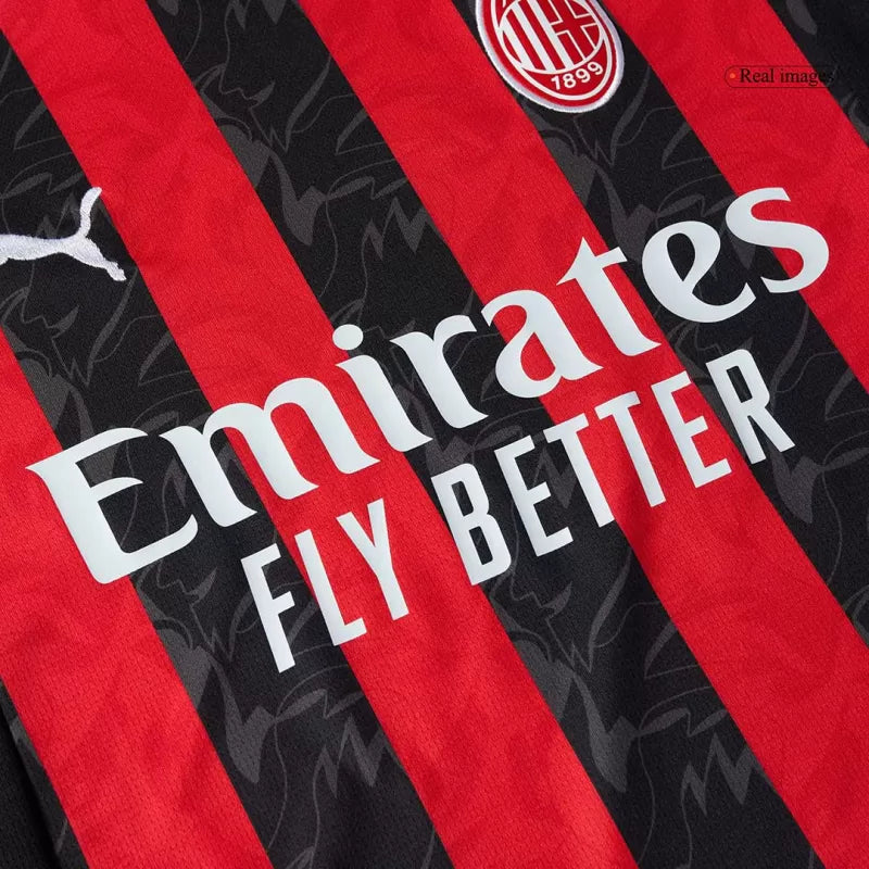 Camisola Manga Comprida Ac Milan 2025-26 Principal Versão Adepto