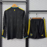 Kit Criança Manga Comprida M-United 2025-26 Alternativo