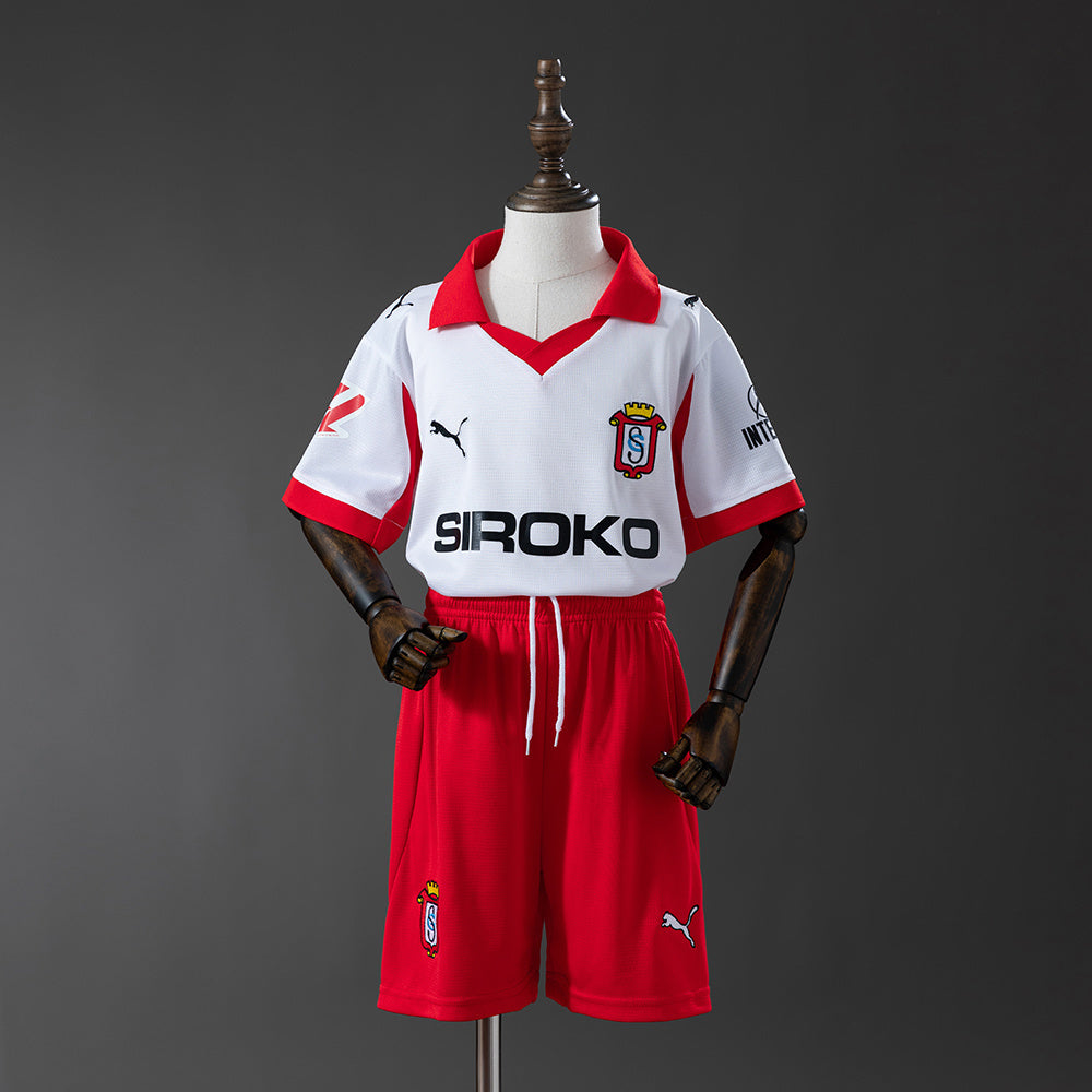 Kit Criança Real Sporting de Gijón 2025-26 Alternativo