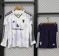 Kit Criança Manga Comprida M-United 2025-26 Alternativo