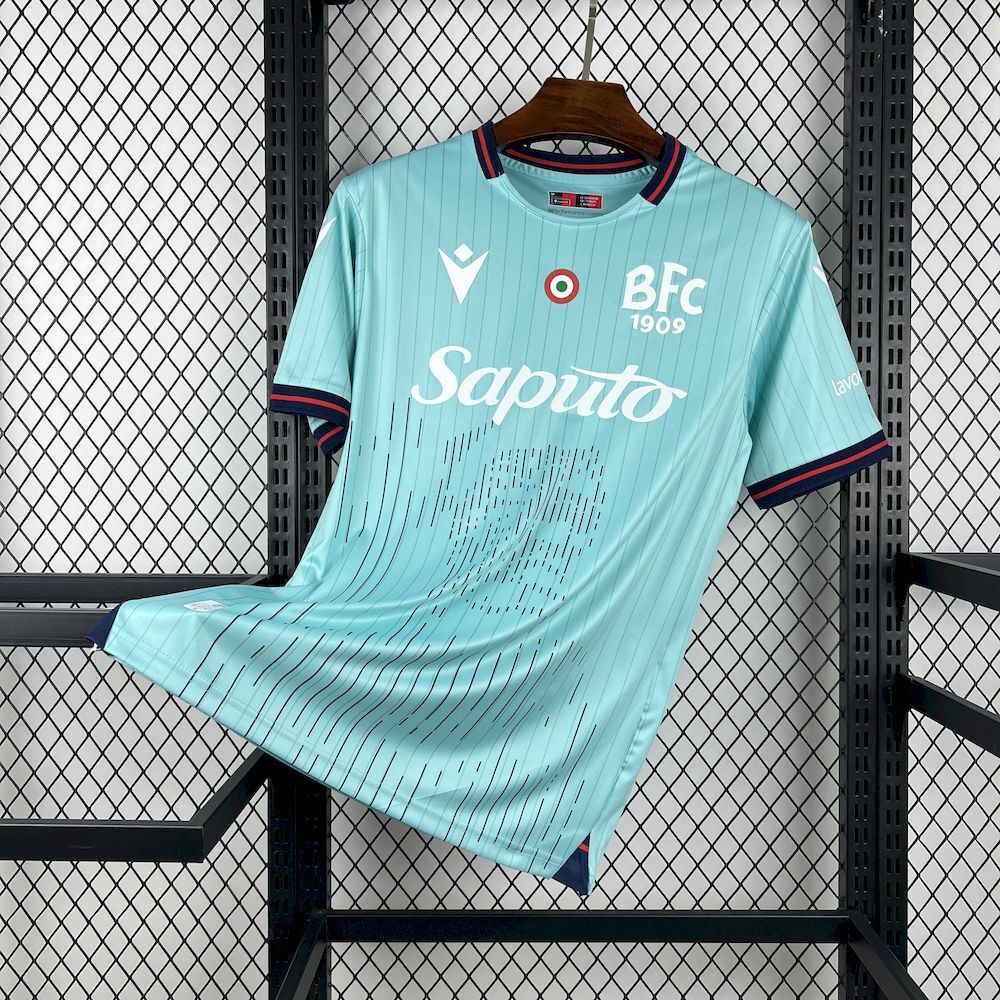 Camisola Bologna FC 2025-26 Alternativa Azul Versão Adepto