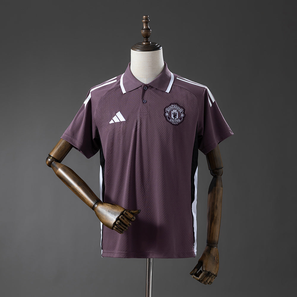 Polo M-UNITED 2025-26 Roxo Escuro