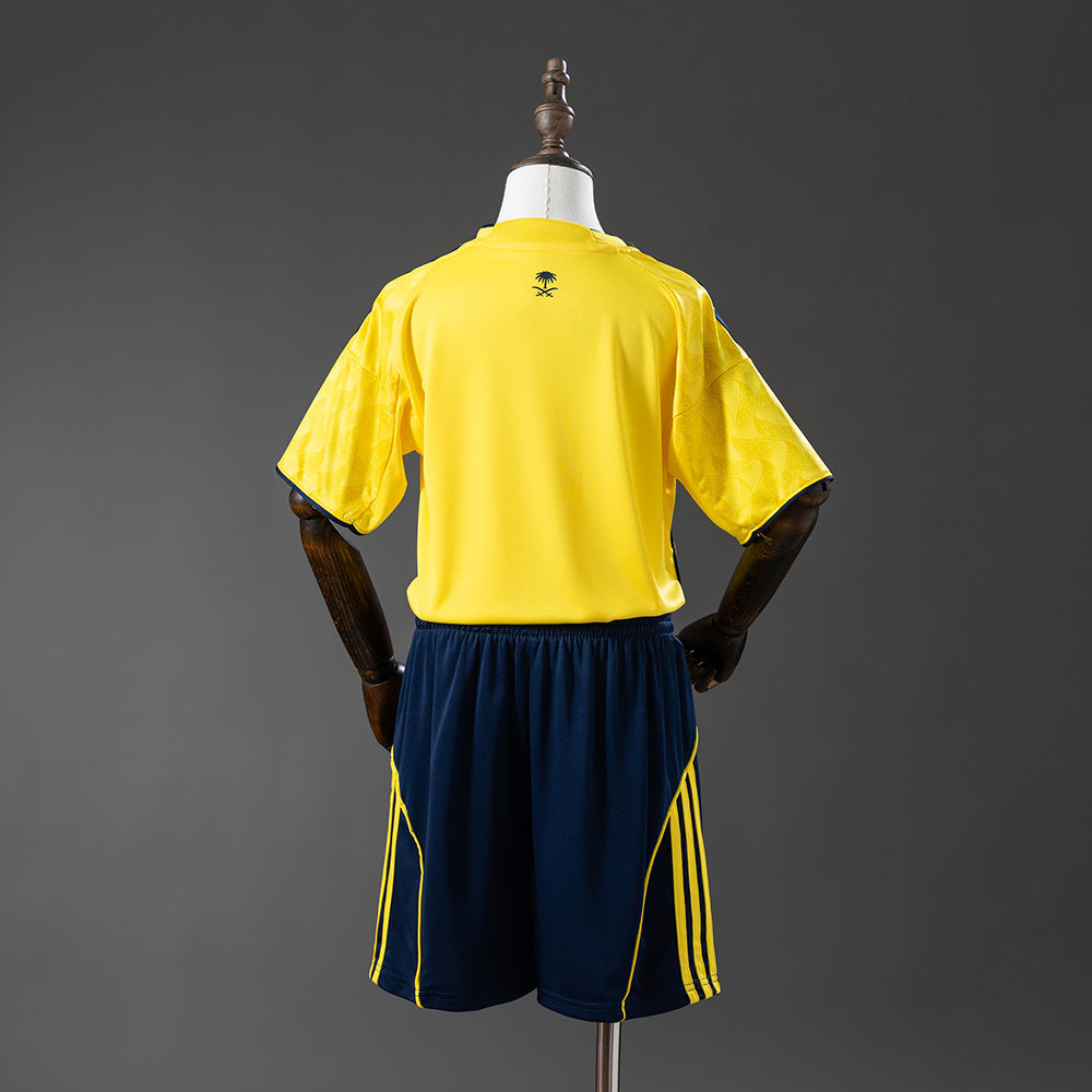 Kit Criança Al-Nassr FC 2025-26 Principal