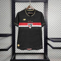Camisola São Paulo FC 2025-26 Alternativa Preta Lisa Versão Adepto