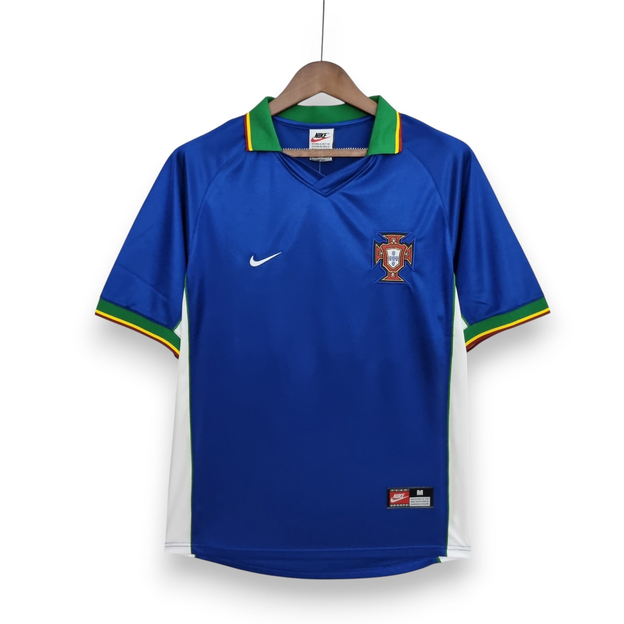 Camisola Portugal Retrô Azul 1998