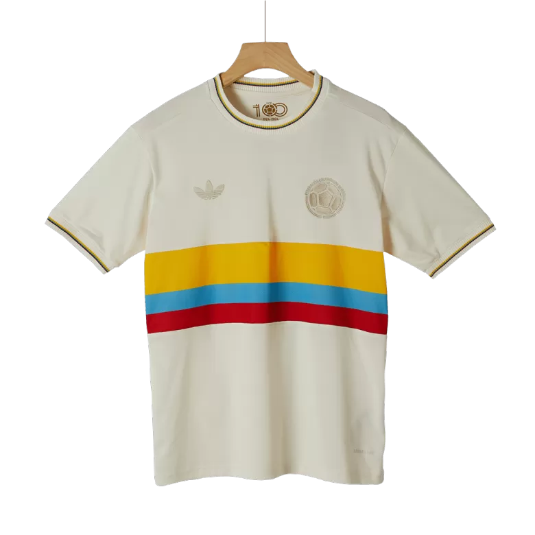 Camisola Colombia 2024 Edição Especial 100º Aniversário Versão Adepto