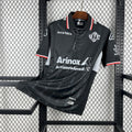 Camisola US Cremonese 2025-26 Alternativa Preta Versão Adepto
