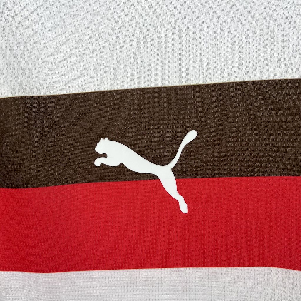 Camisola FC St. Pauli 2025-26 Alternativa Branca Versão Adepto