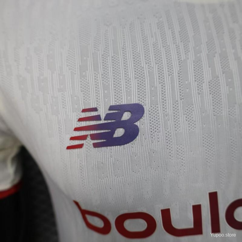 Camisola LOSC Lille 2025-26 Alternativa Branca Versão Jogador