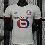 Camisola LOSC Lille 2025-26 Alternativa Branca Versão Jogador