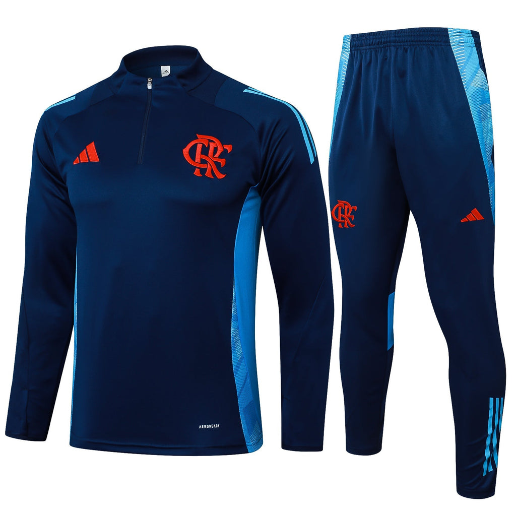 Fato de Treino CR Flamengo 2024-25 - Camisola com Fecho