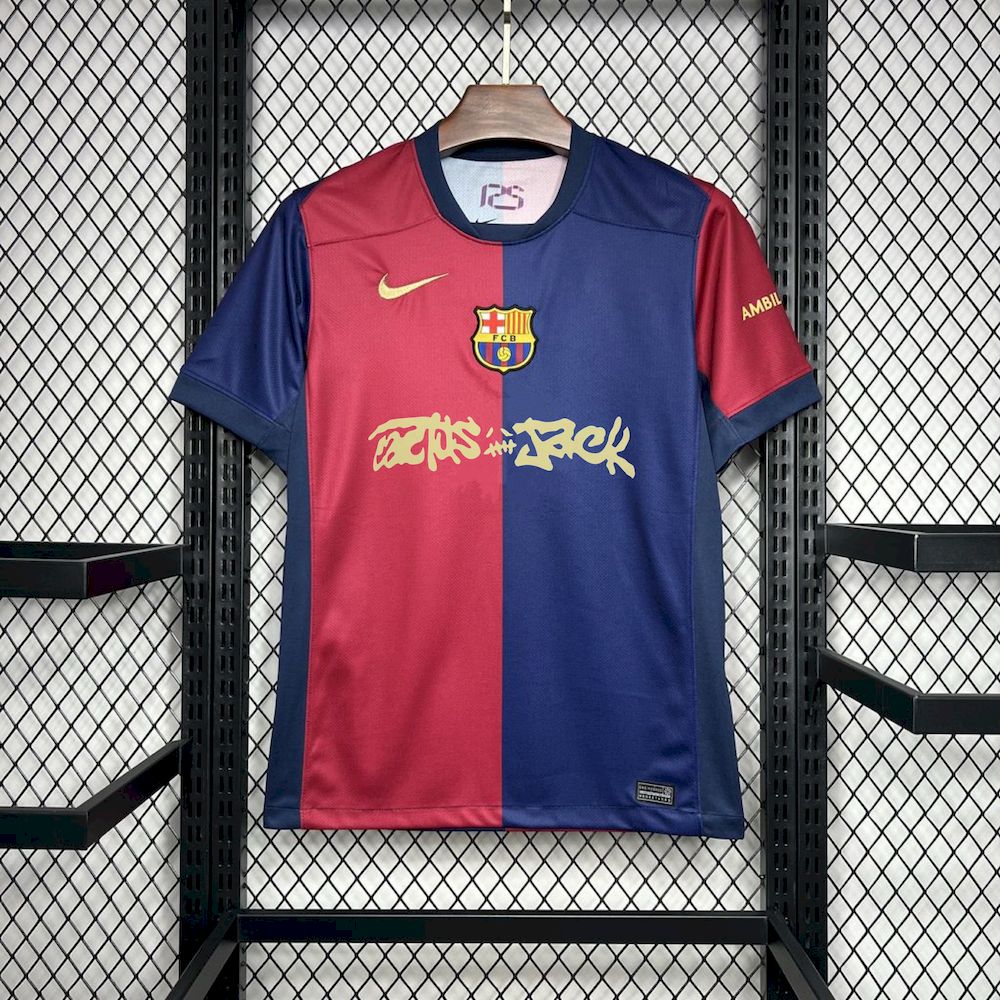 Camisola FC Barcelona 2025-26 Edição Travis Scott Versão Adepto