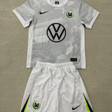 Kit Criança VfL Wolfsburg 2025-26 Alternativo