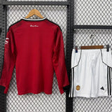 Kit Criança Manga Comprida M-United 2025-26 Principal