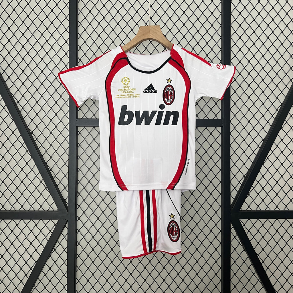 Kit Criança AC Milan 2006-07 Alternativo Final UCL