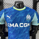 Camisola Olympique Marselha 2025-26 Alternativa Azul Clara Versão Jogador