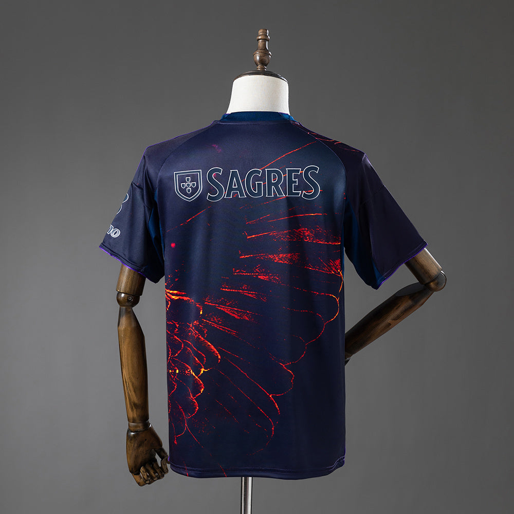 Camisola SLB 2025-26 Alternativa Azul Versão Adepto