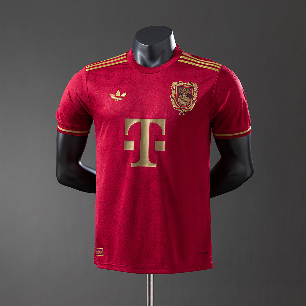Camisola FC Bayern Munique 2025-26 Edição 125º Aniversário Versão Jogador