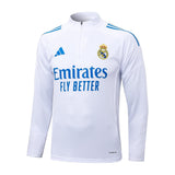 Fato de Treino Real Madrid CF 2025-26 - Camisola com Fecho