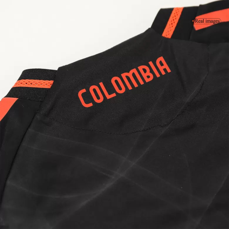Camisola Colombia 2024 Alternativa Preta Versão Adepto
