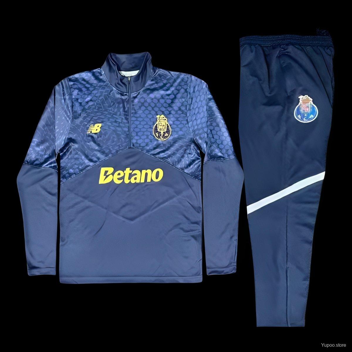 Fato de Treino FCP 2025-26- Camisola com Fecho