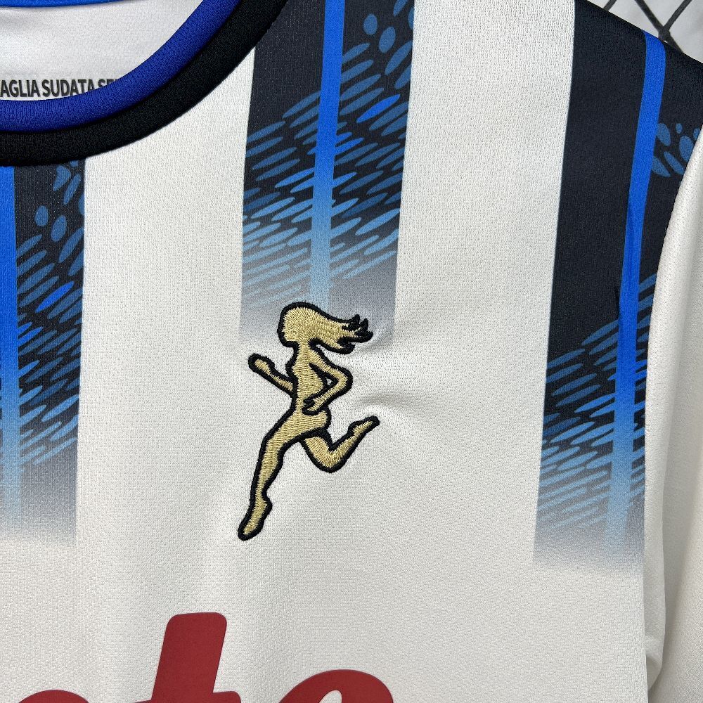 Camisola Atalanta BC 2025-26 Alternativa Branca Versão Adepto