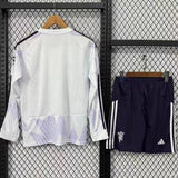 Kit Criança Manga Comprida M-United 2025-26 Alternativo