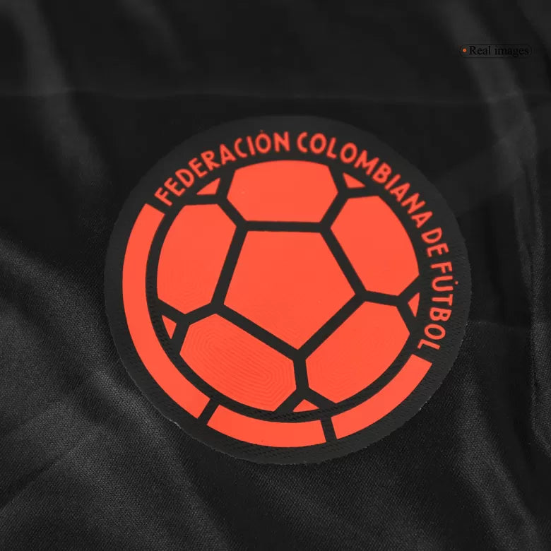 Camisola Colombia 2024 Alternativa Preta Versão Adepto