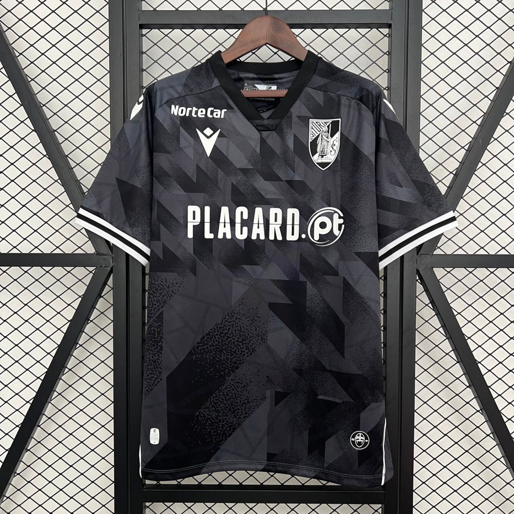 Camisola Vitoria SC 2025-26 Alternativa Preta Versão Adepto