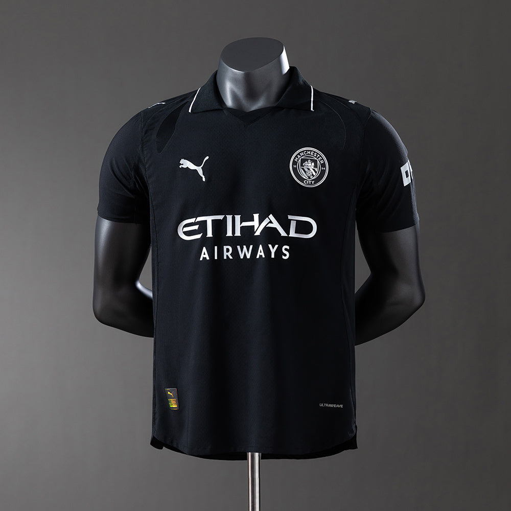 Camisola MCI 2025-26 Alternativa Preta Versão Jogador
