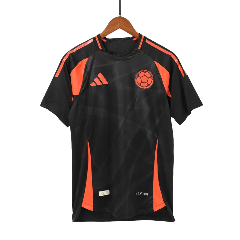 Camisola Colombia 2024 Alternativa Preta Versão Adepto
