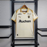 Camisola RC Lens 2025-26 Alternativa Beje Versão Adepto