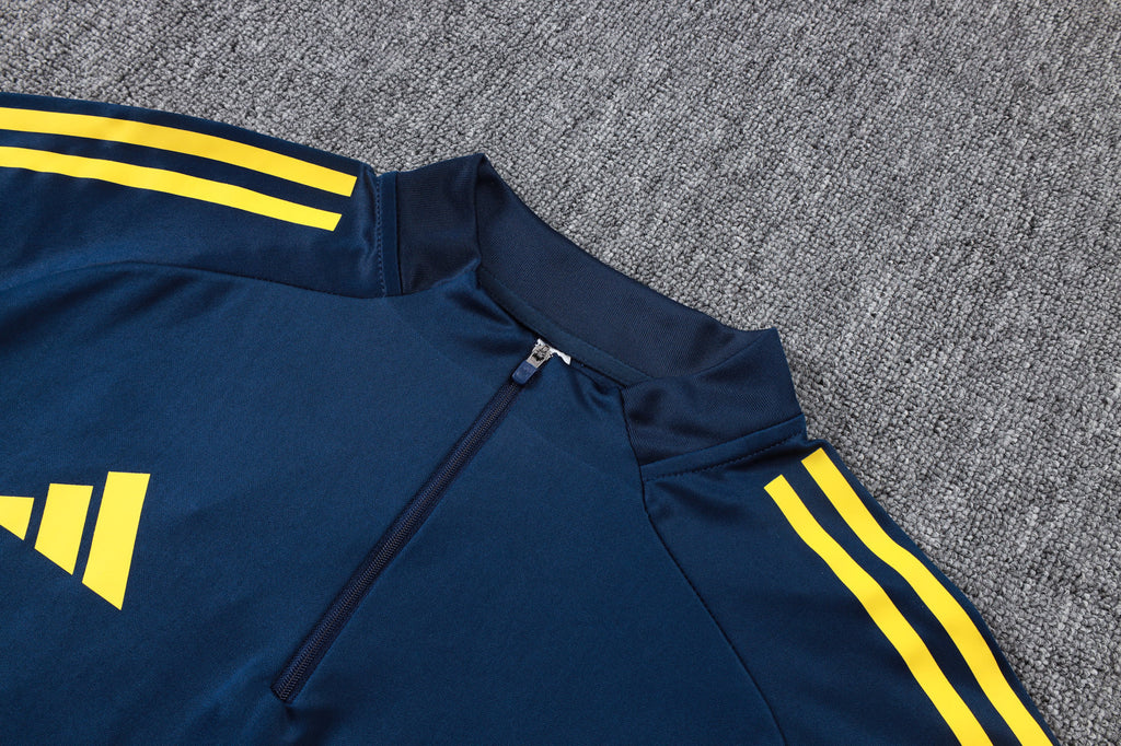 Fato de Treino CA Boca Juniors 2025-26 - Camisola com Fecho