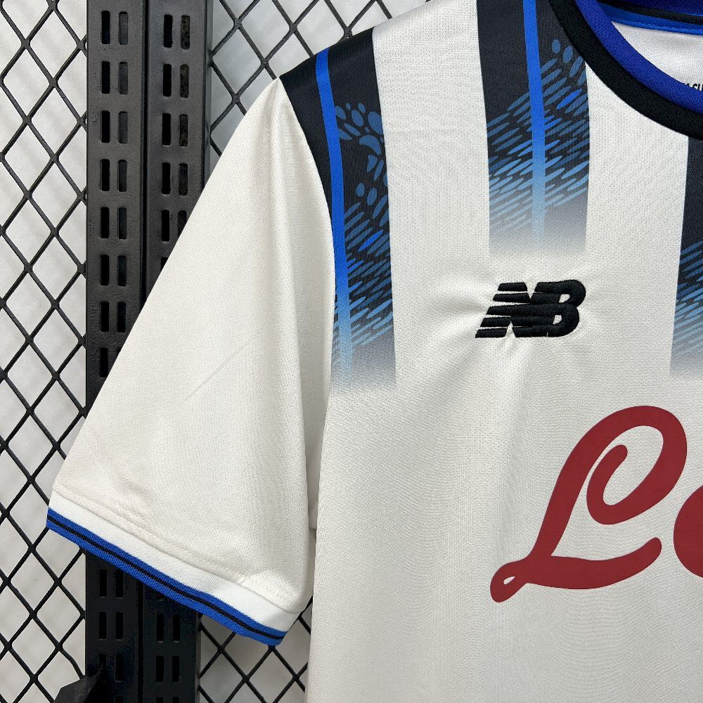 Camisola Atalanta BC 2025-26 Alternativa Branca Versão Adepto