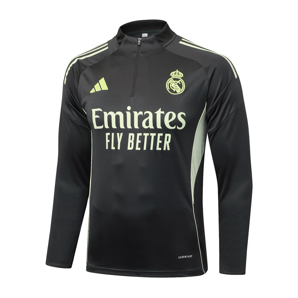 Fato de Treino Real Madrid CF 2024-25 - Camisola com Fecho