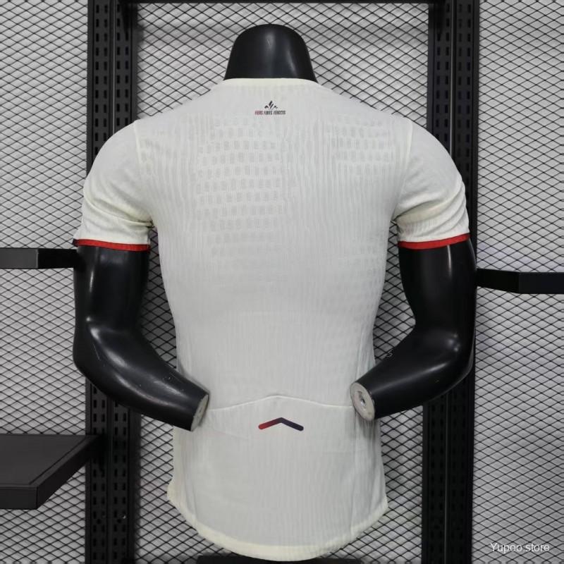 Camisola LOSC Lille 2025-26 Alternativa Branca Versão Jogador