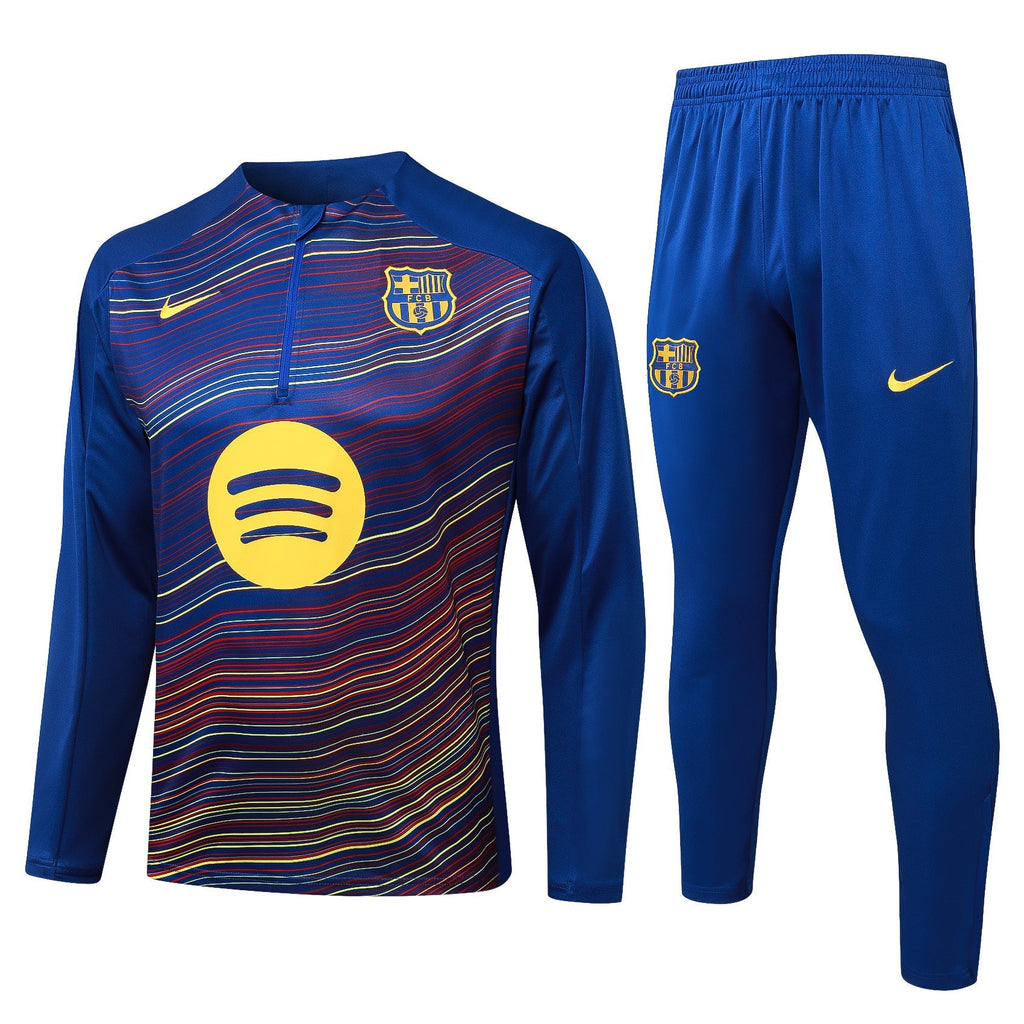 Fato de Treino FC Barcelona 2025-26 - Camisola com Fecho