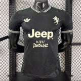 Camisola Juventus FC 2025-26 Alternativa Preta Versão Jogador