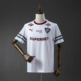 Camisola Fluminense FC 2026-27 Alternativa Branca Versão Adepto Todos Patrocinadores