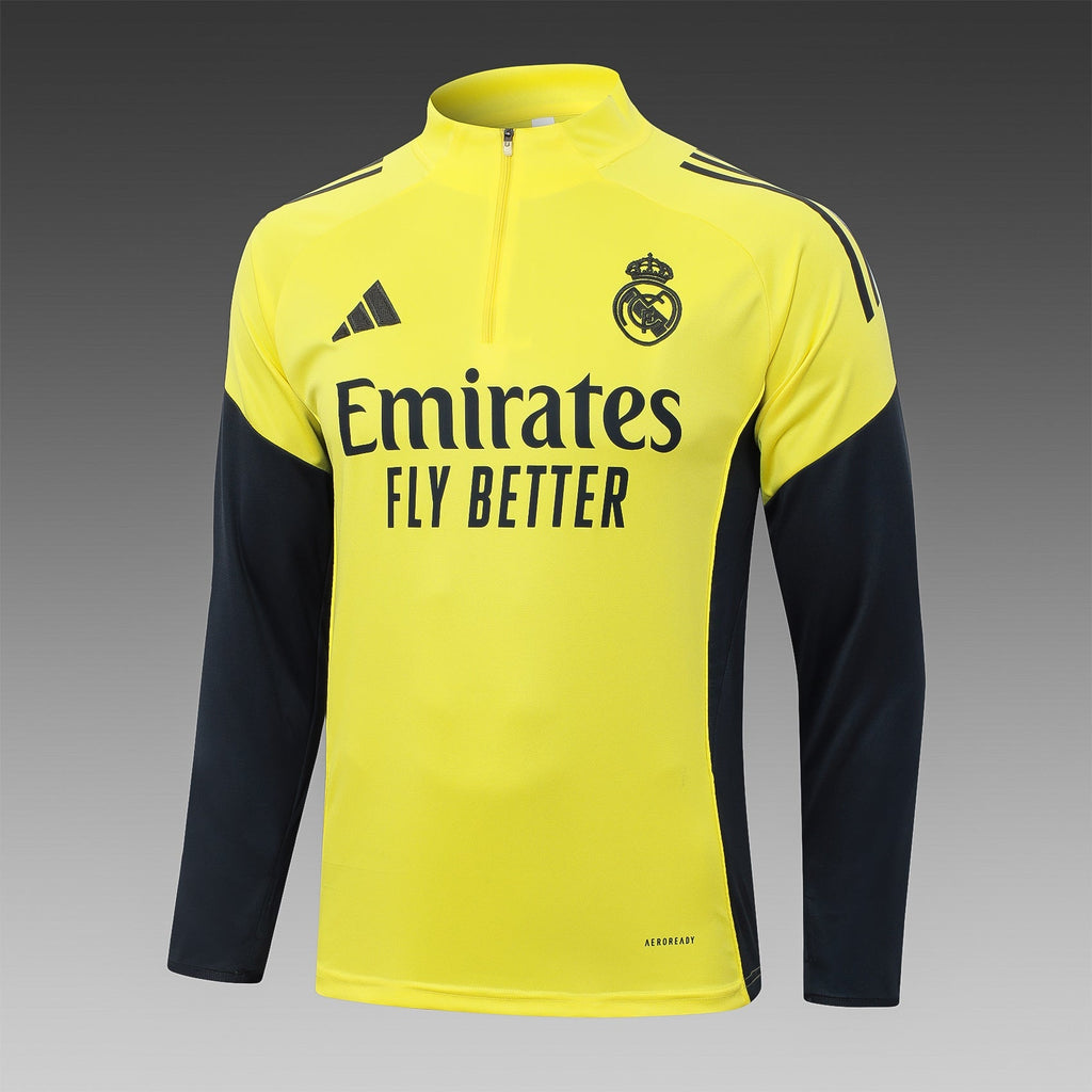 Fato de Treino Real Madrid CF 2025-26 - Camisola com Fecho