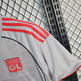 Camisola Olympique Lyon 2025-26 Alternativa Cinzenta Versão Adepto