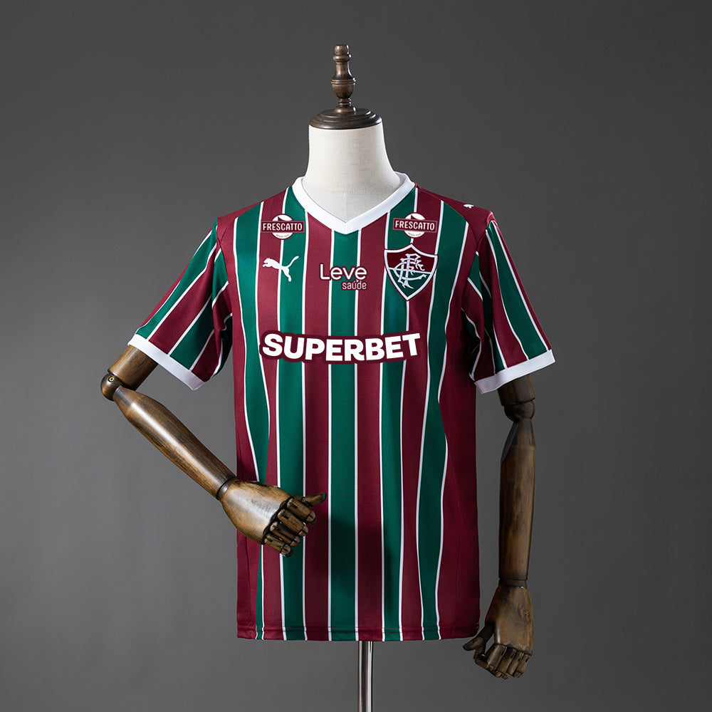 Camisola Fluminense FC 2026-27 Principal Versão Adepto Todos Patrocinadores