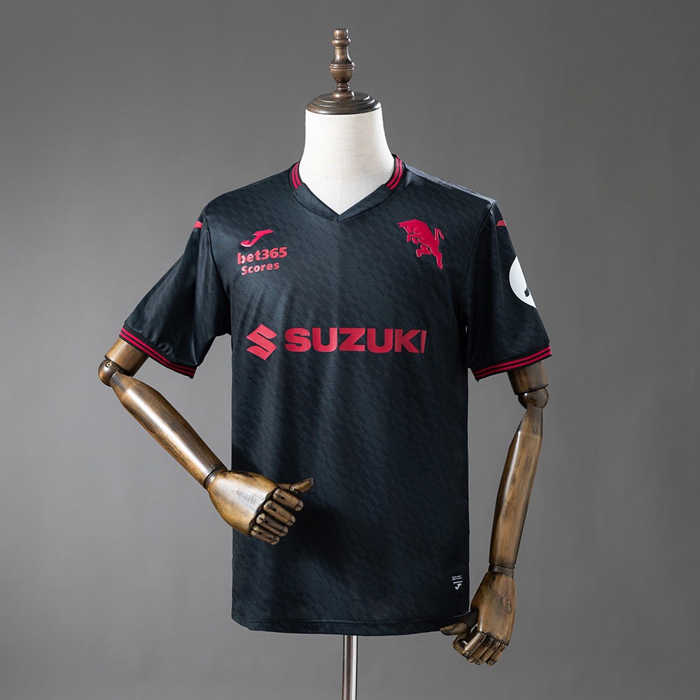 Camisola Torino FC 2025-26 Alternativa Preta Versão Adepto