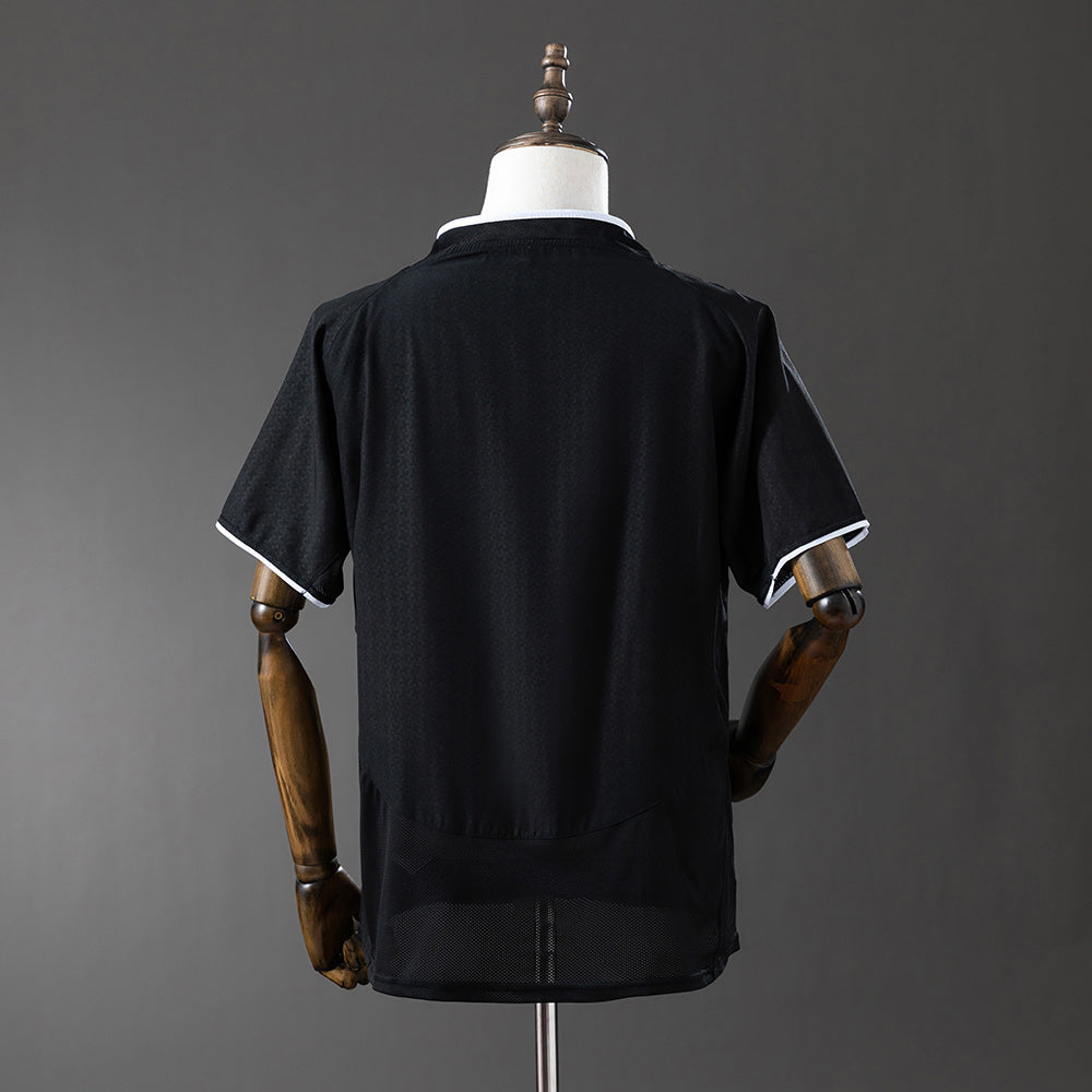 Camisola M-UNITED 2003-04 Alternativa Preta Versão Adepto