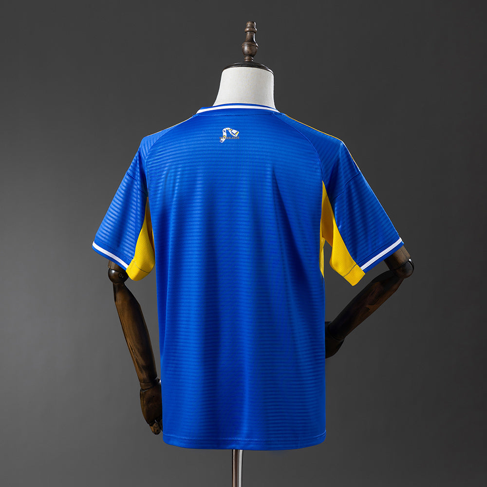 Camisola Leeds-U 2025-26 Alternativa Azul Versão Adepto