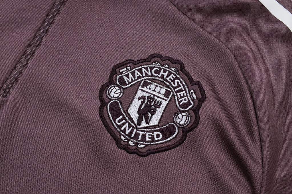 Fato de Treino M-United 2025-26 - Camisola com Fecho
