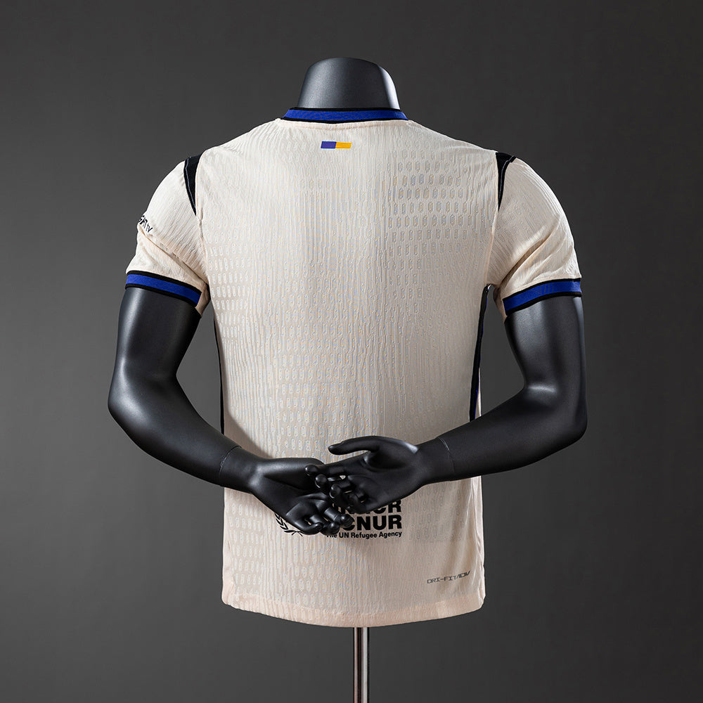 Camisola FC Barcelona 2025-26 Alternativa Amarela Versão Jogador