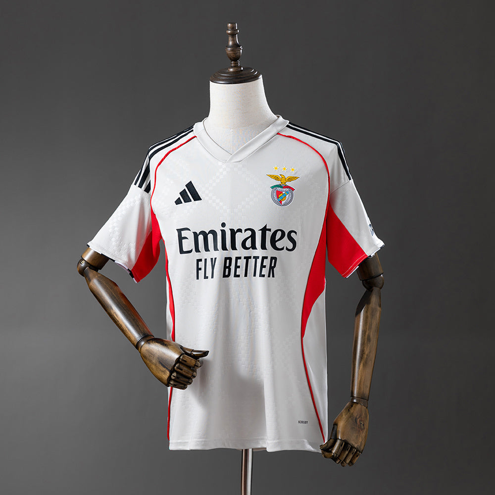 Camisola SLB 2025-26 Alternativa Beje Versão Adepto