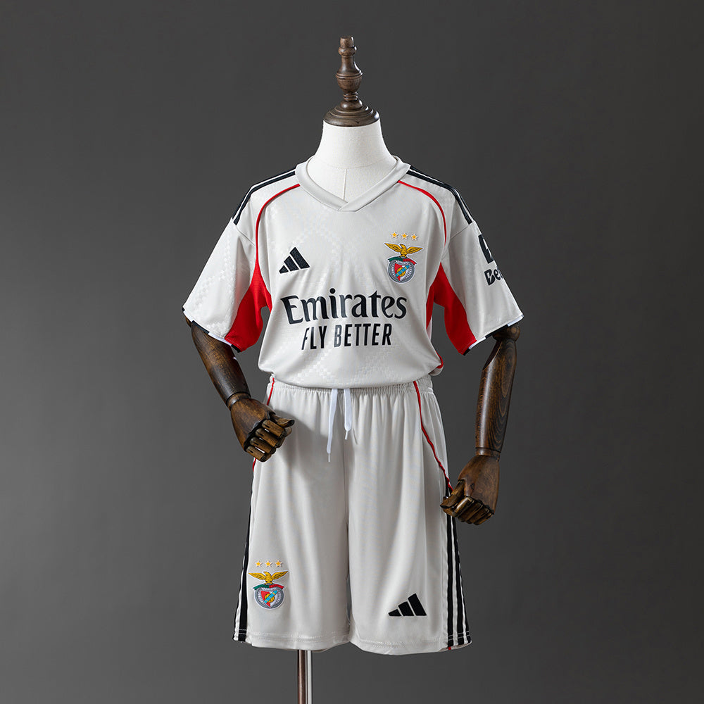 Kit Criança SLB 2025-26 Alternativo Beje